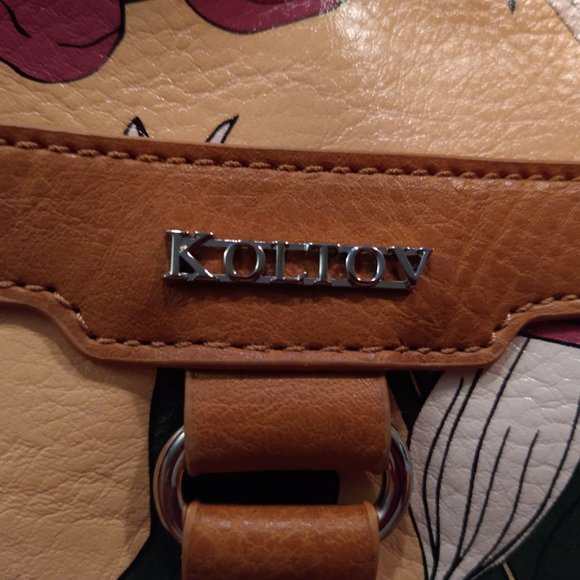 KOLTOV  Floral CROSSBODY  Bag - VERY NICE CONDITION - Picture 3 of 8